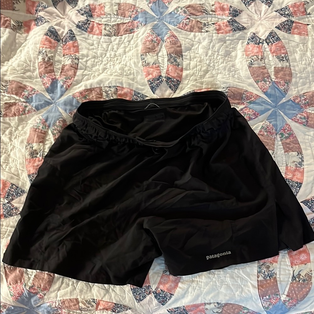 Patagonia Black Train Running shorts - Men’s Large